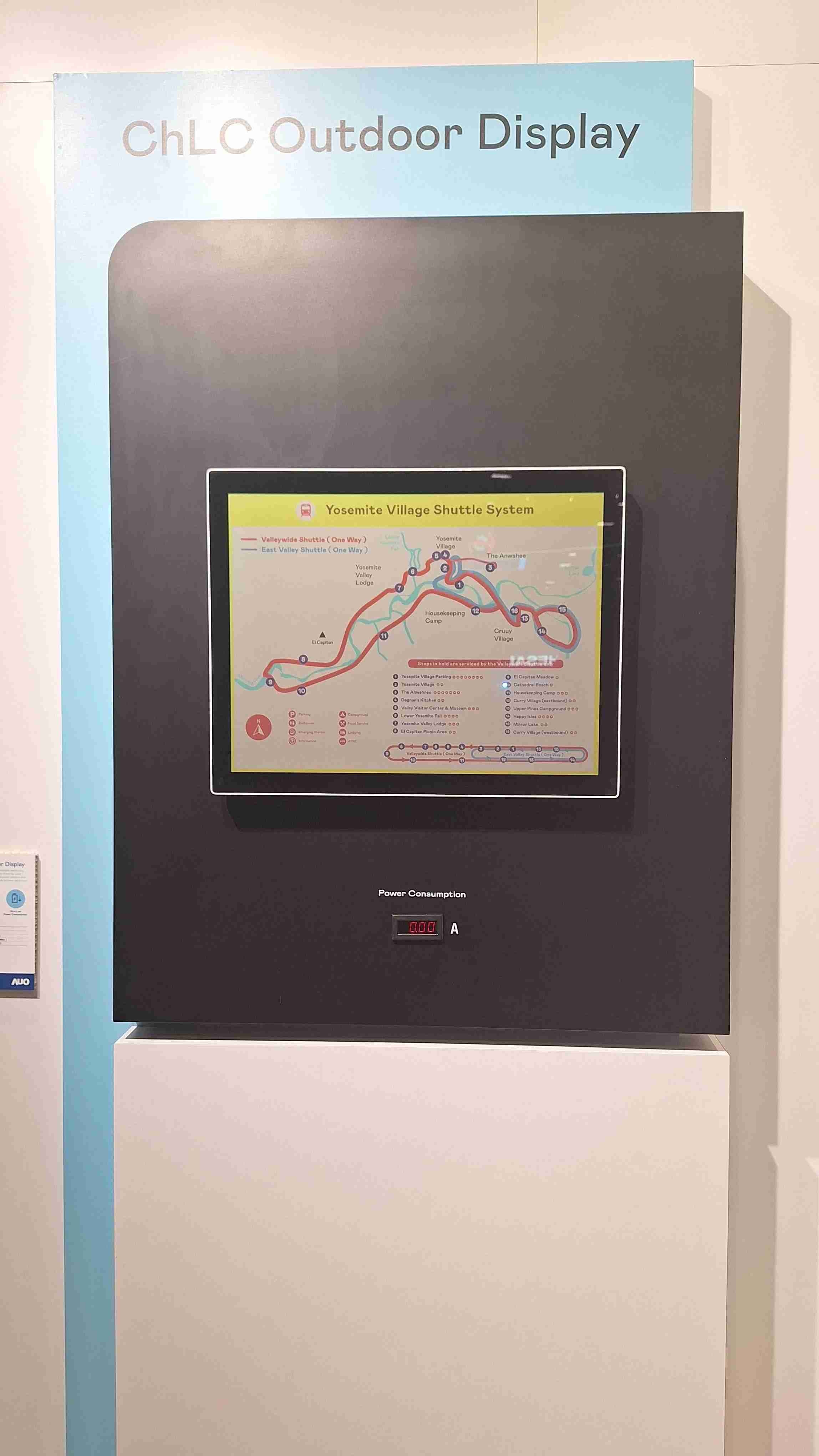 EBpay的「胆固醇液晶超低耗能户外全彩显示器」不只环保省电，，，，且符合户外严苛使用环境，，，，拥有在摄氏-30度至85度下的宽温使用优势，，，并且强光愈强愈能呈现绝佳的色彩饱和度及显示效果，，，，易于安装的特性将成为户外电子看板的新首选。。