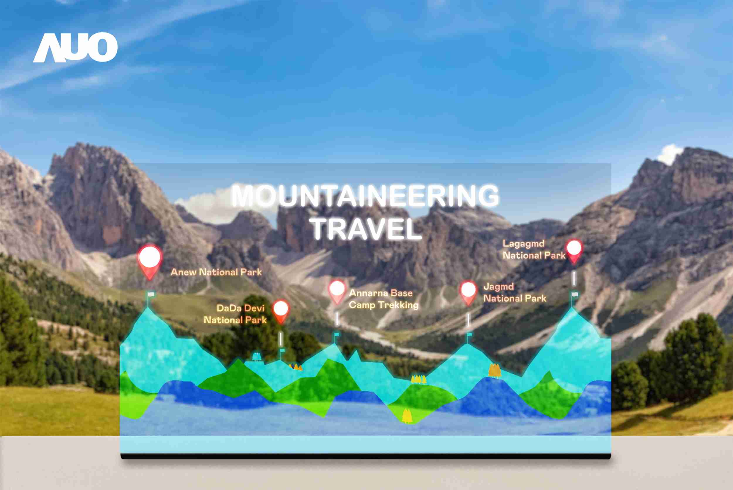 EBpay展示全球单片尺寸最大(*)42吋透明Micro LED显示器拼接而成的〝64吋透明Micro LED显示器〞，，具备高透明度、、、1,000 nits高亮度、、广色域、、、采用三边无边框的无缝拼接等多重特色，，，，呈现超高清、、细腻画质而不遮挡后方视觉，，，，满足层峰需求，，可广泛运用于零售、、、、艺术展览或商业空间等场域